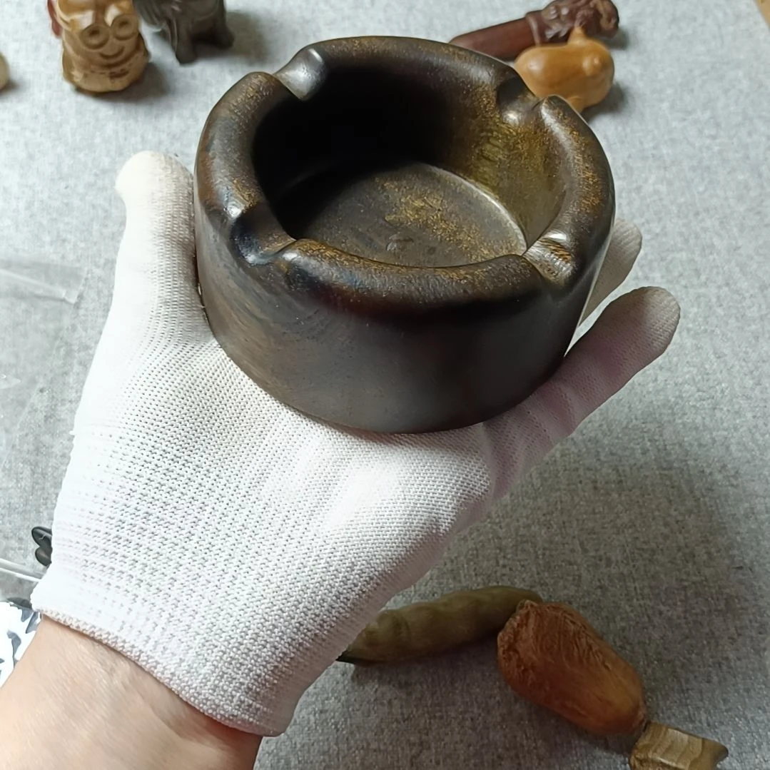 金丝楠金丝楠木烟灰缸一物一拍