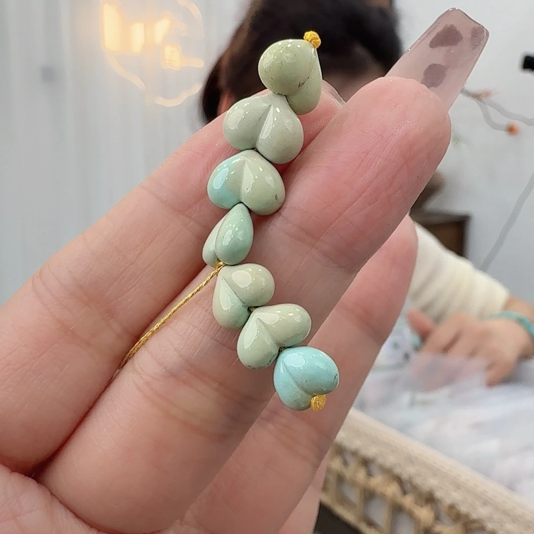 绿松石未镶嵌珠宝半成品