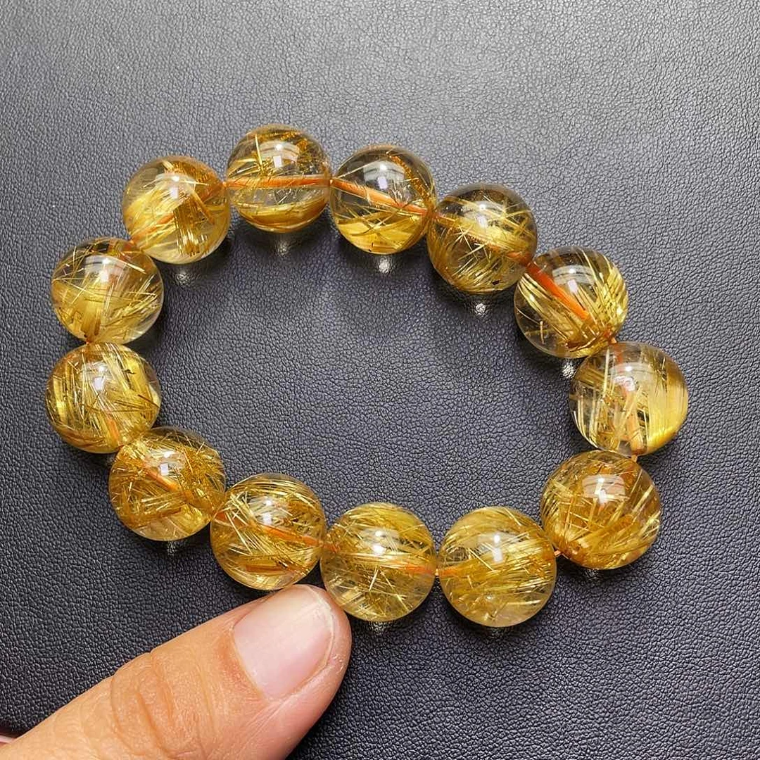 未镶嵌手链水晶钛晶大颗粒