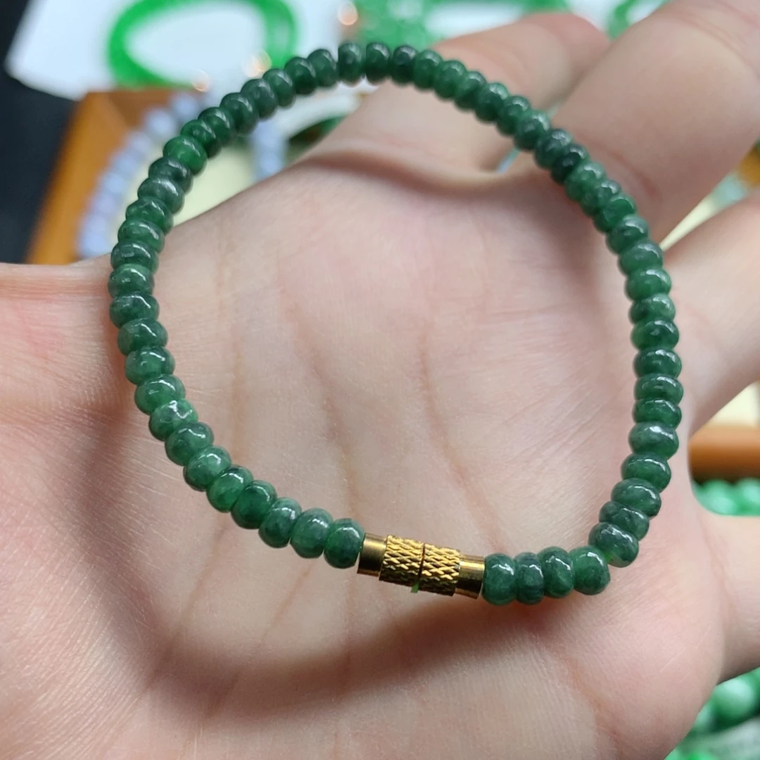 未镶嵌手链翡翠翡翠