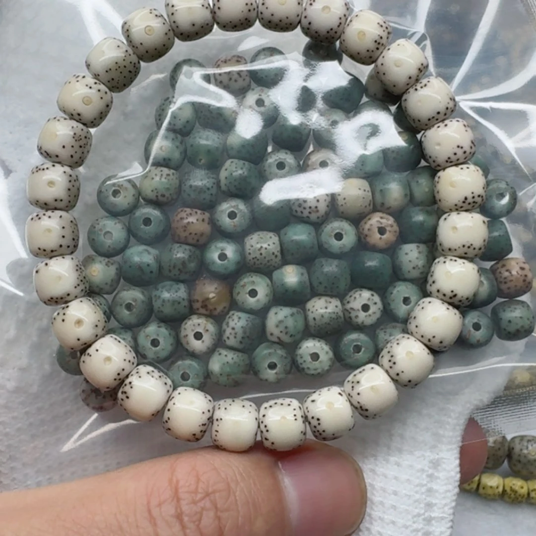 星月菩提手串a*c8x7 通体留白 月朗星稀