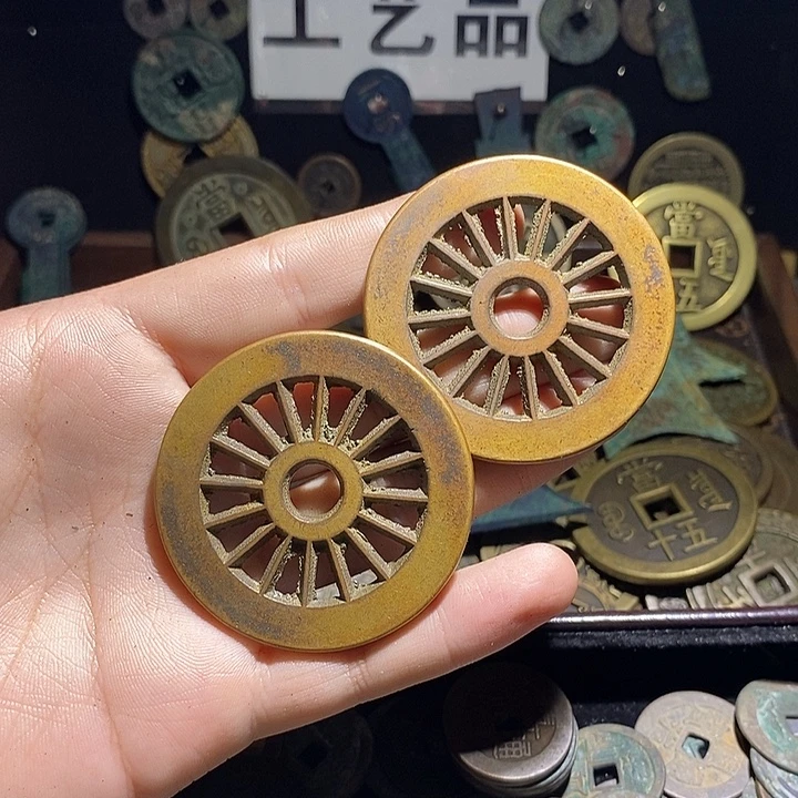 铜现代花钱工艺品工艺品