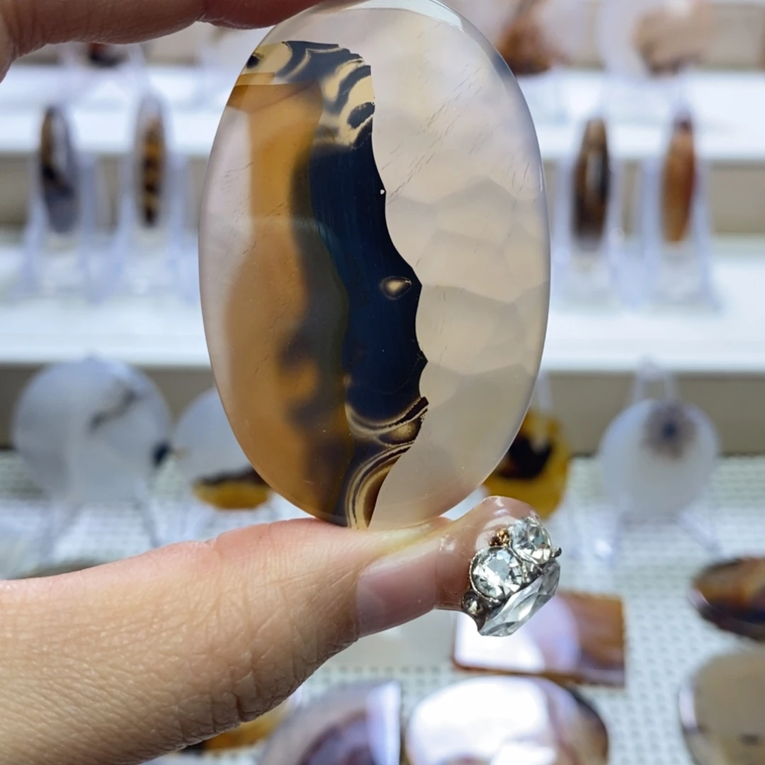 玛瑙/玉髓未镶嵌吊坠(不含链)