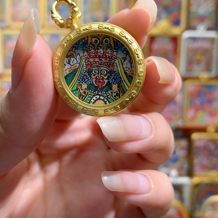 吊坠般若唐卡非遗传承