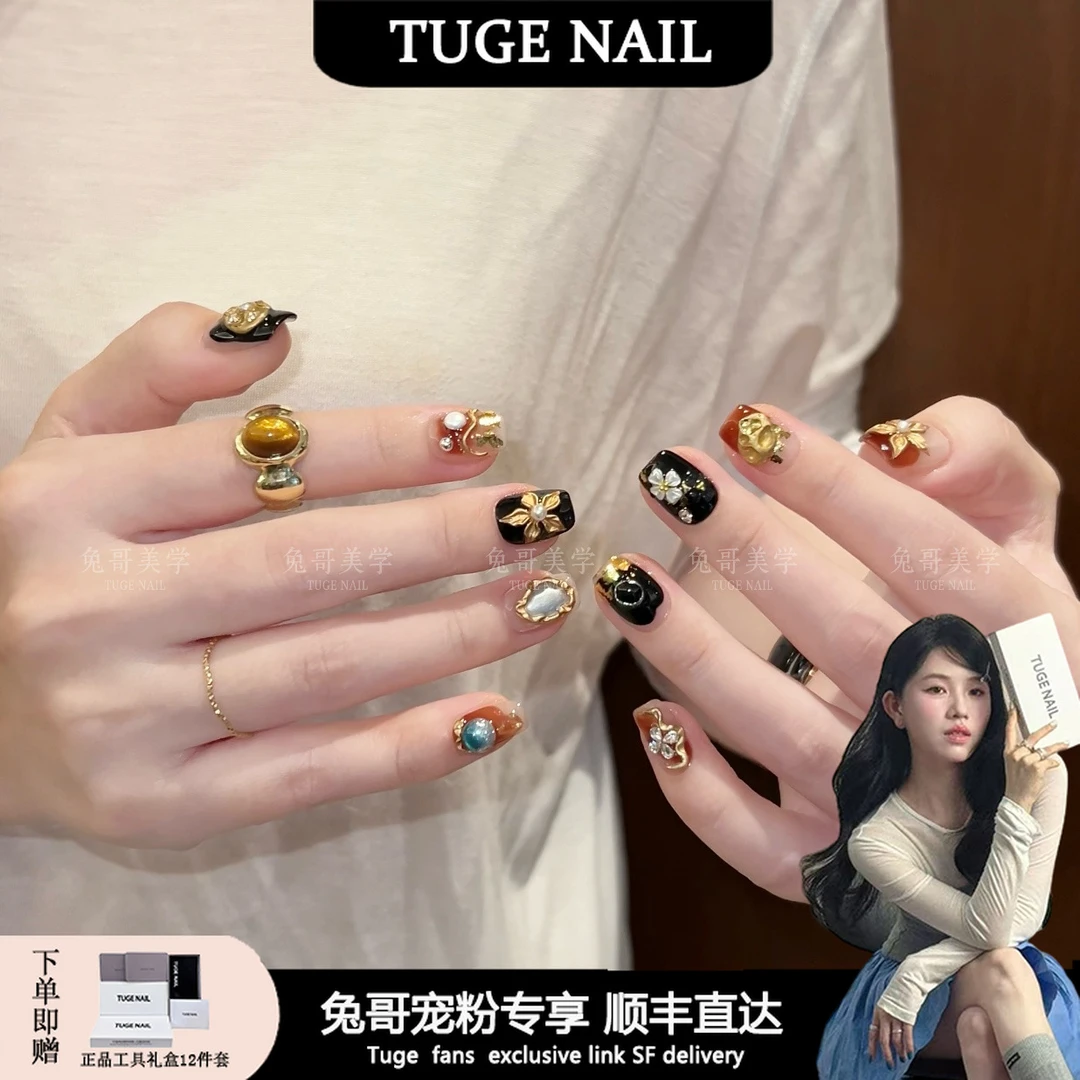 TugeNail“乌托邦的夜”兔哥奢华贵族显白高定设计款穿戴甲TGY901