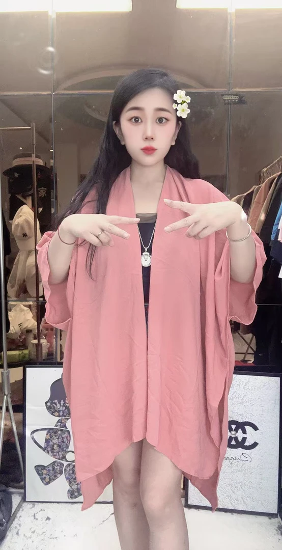 外贸大码设计师款开衫防晒