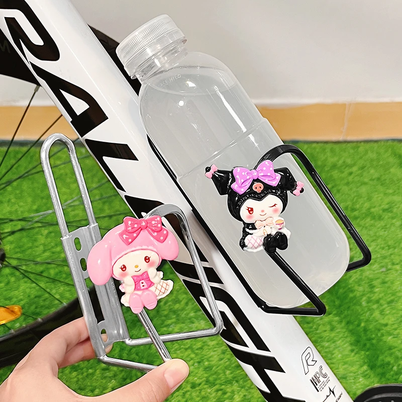 自行车水杯架骑行装备配件可爱卡通库洛米单车山地车公路车水壶架