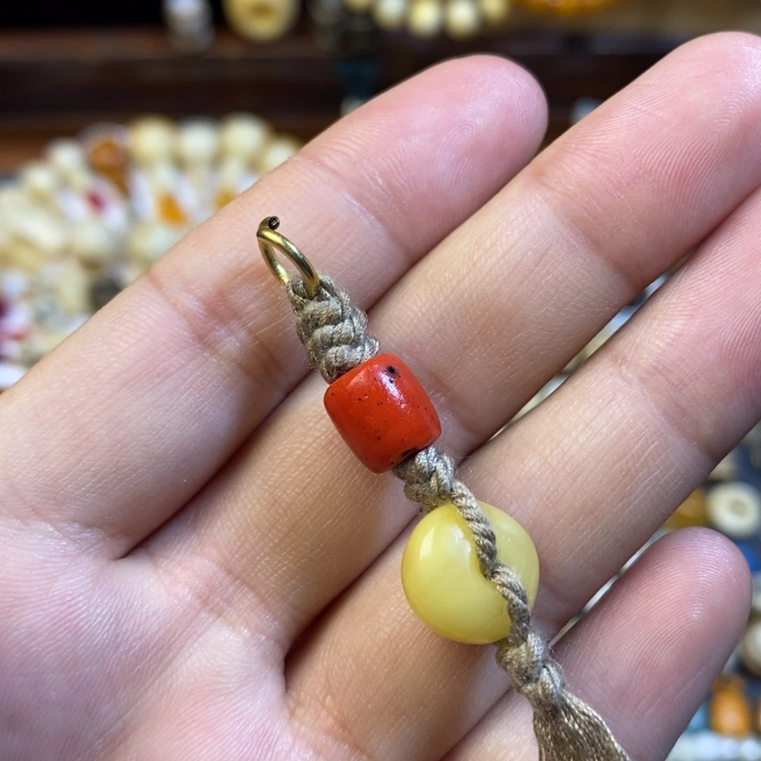 琉璃颈饰配饰吊坠