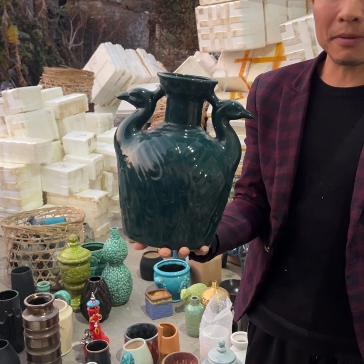 瓶高度27厘米口径5厘米微瑕捡漏