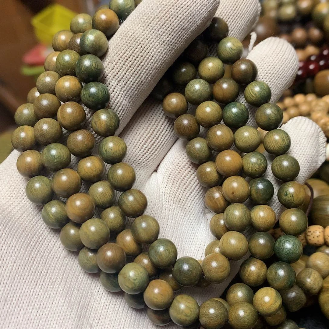 维腊木（绿檀）手串/手链钱****?