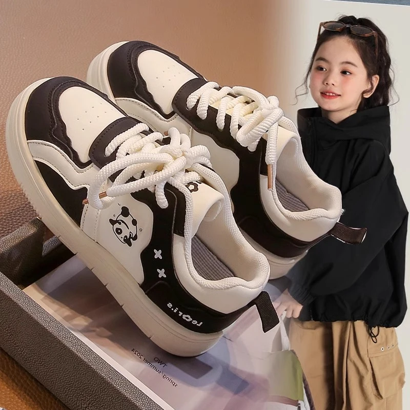 女童休闲板鞋2025春秋季新款大童运动鞋小白鞋小学生女孩爆款儿童