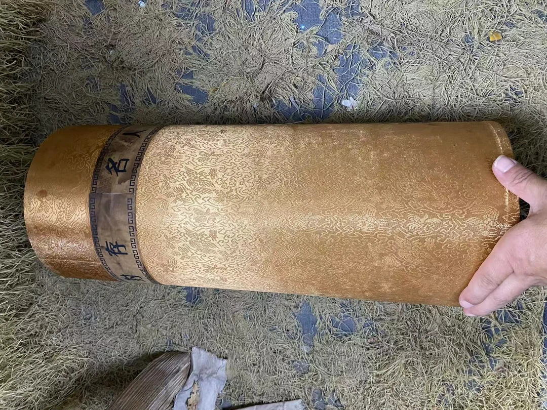 大圆桶郑摆件一件《日月旧戊臻选阁》