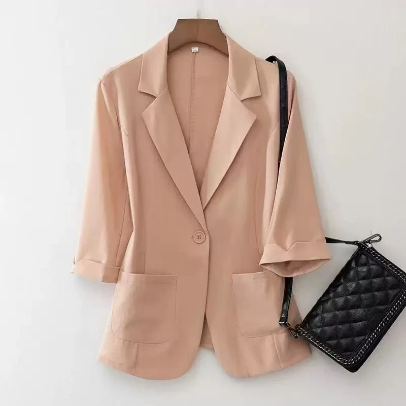 002 夏季时尚百搭西装外套