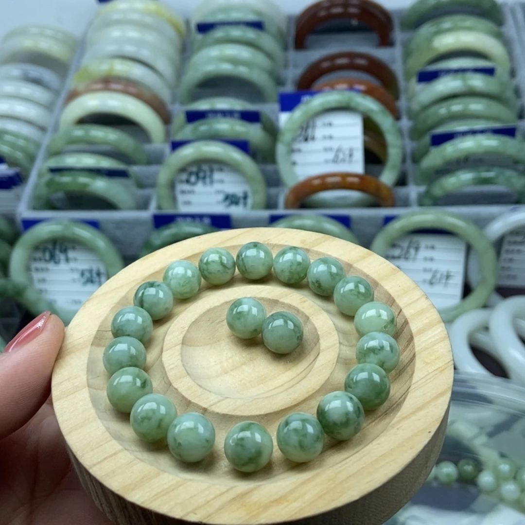 蛇纹石玉未镶嵌手镯兰*