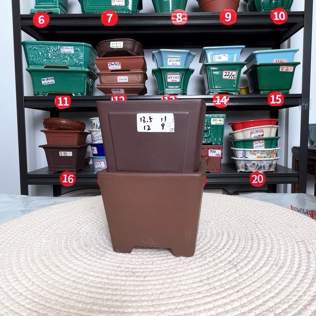 宜兴紫砂花盆直播间