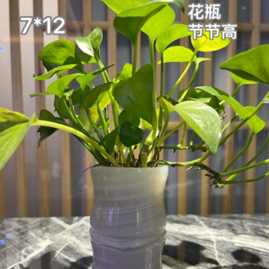 天然玉石节节高升笔筒桌面摆件