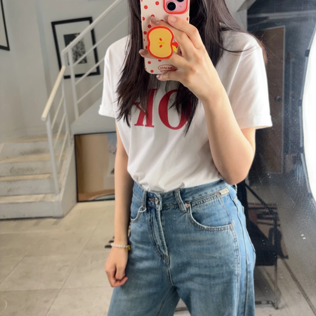 字母印花短袖t恤ZACBT220