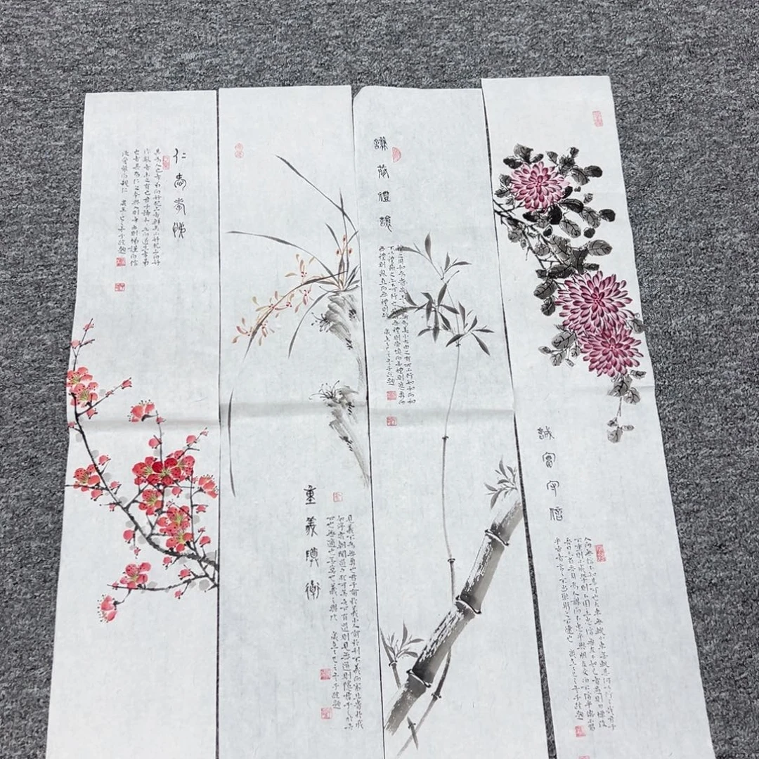 国画纯手绘字画宣纸