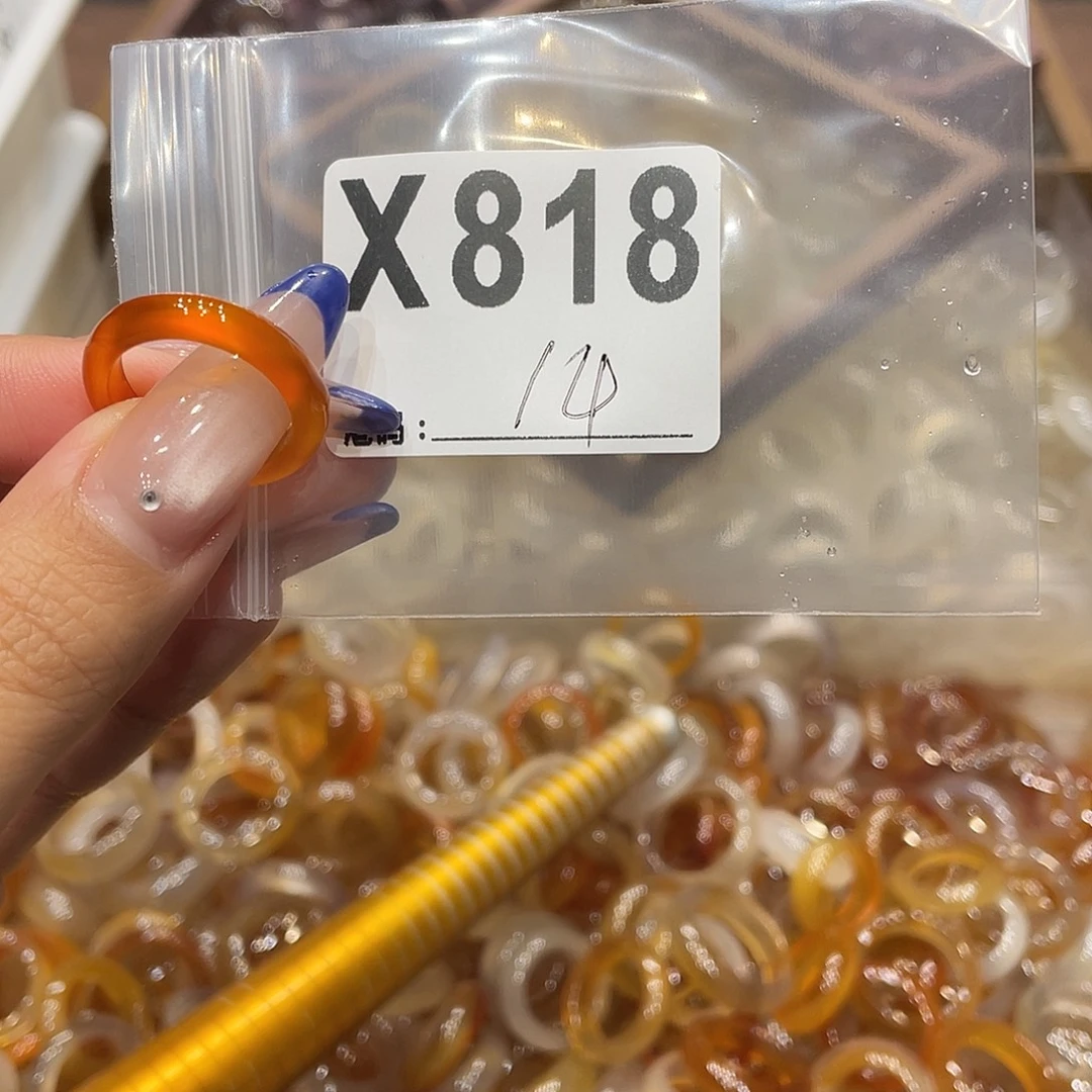 玛瑙/玉髓未镶嵌戒指818