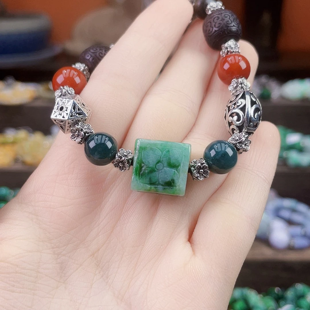 未镶嵌手链翡翠手链