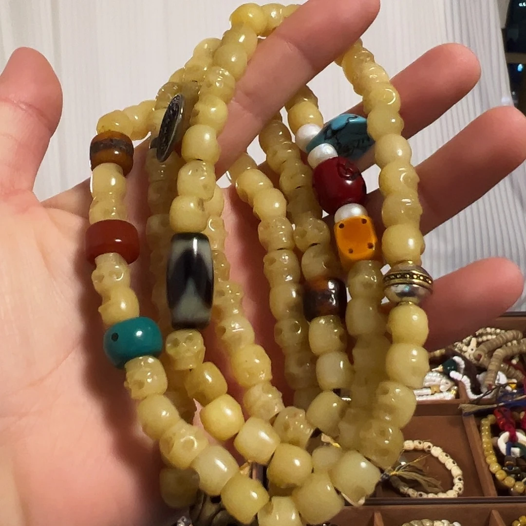 其他牛骨阿呆牛骨108念珠