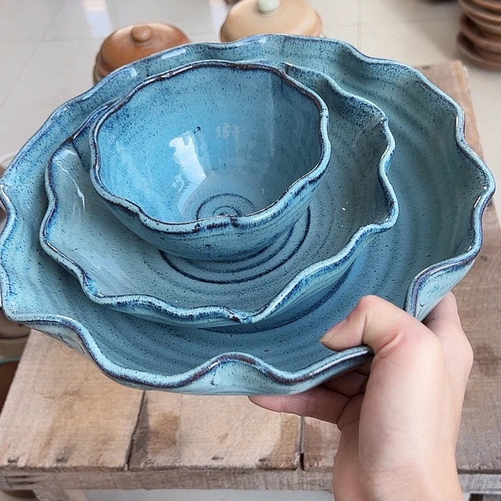 紫砂宜兴紫砂粗陶茶具