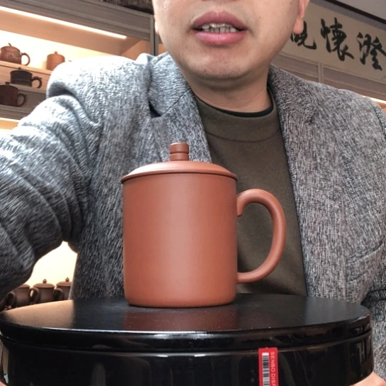 茶杯清水泥办公杯容量400