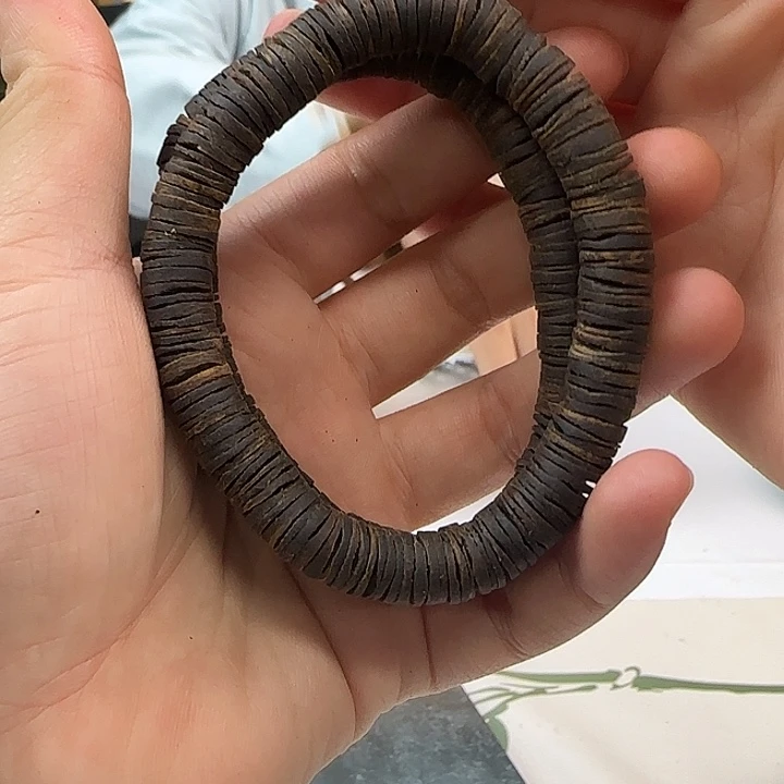 手串沉香紫棋沉水片珠多样性发货1条12克