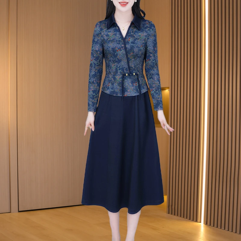 【可蓓儿】2025广州十三行女装爆款连衣裙2025新款春季流行穿妈妈装