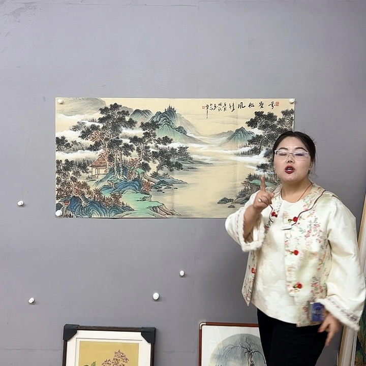 国画中美老师纯手绘作品