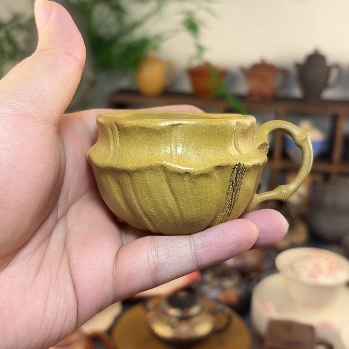 竹子黄金段泥手工制作