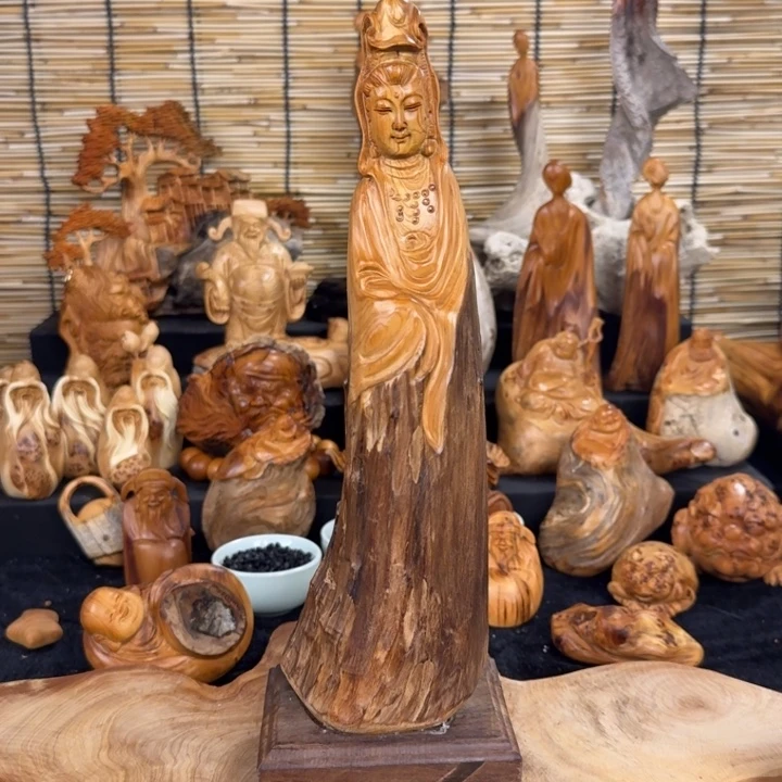 柏木（崖柏）手把件
