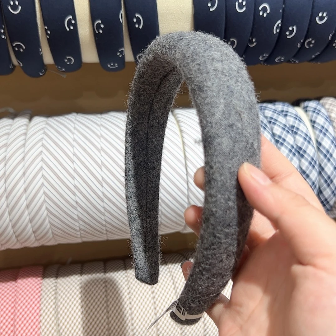 非金属布艺灰色高发箍