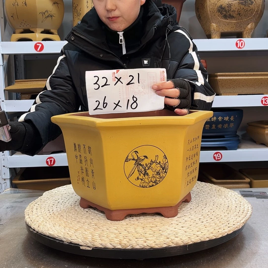 紫砂花盆紫砂花盆