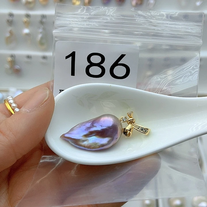 淡水珍珠颈饰银S925镶嵌