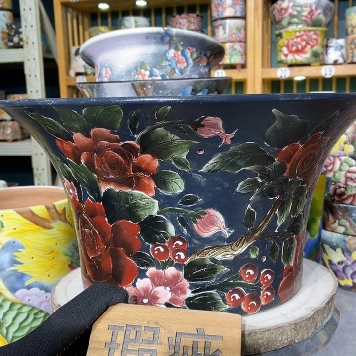 红陶景德镇艺术手绘作品