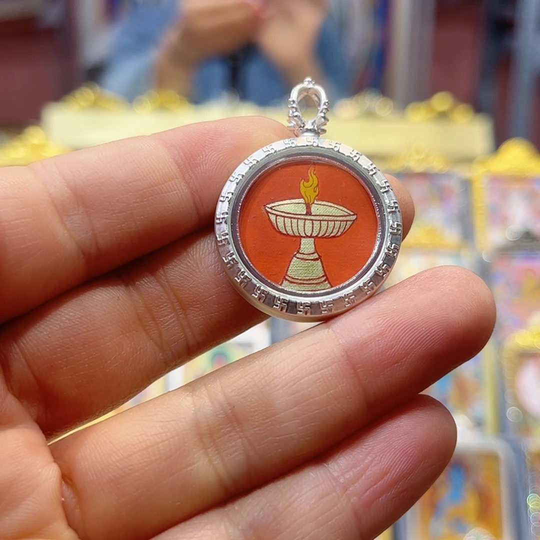 银S925热贡艺术唐卡