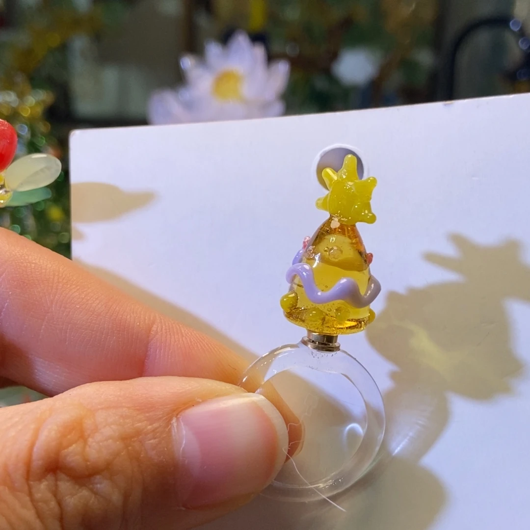 琉璃手工艺品戒指