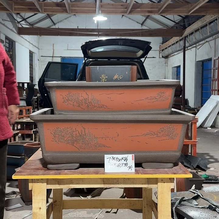 紫砂花盆紫砂花盆