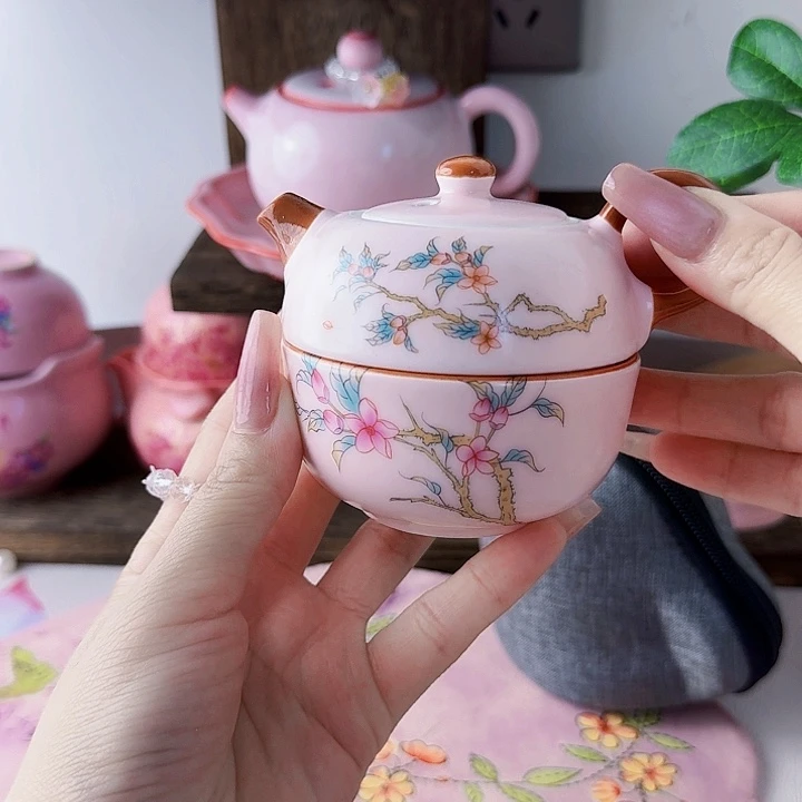 摆件一茶壶，一杯，快客杯，送包包