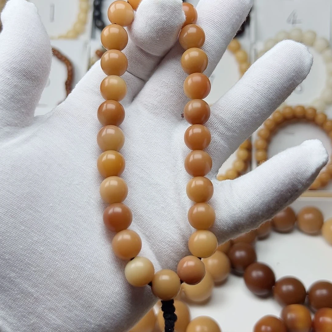 菩提根/象牙果手串卡12 天然落地果S5