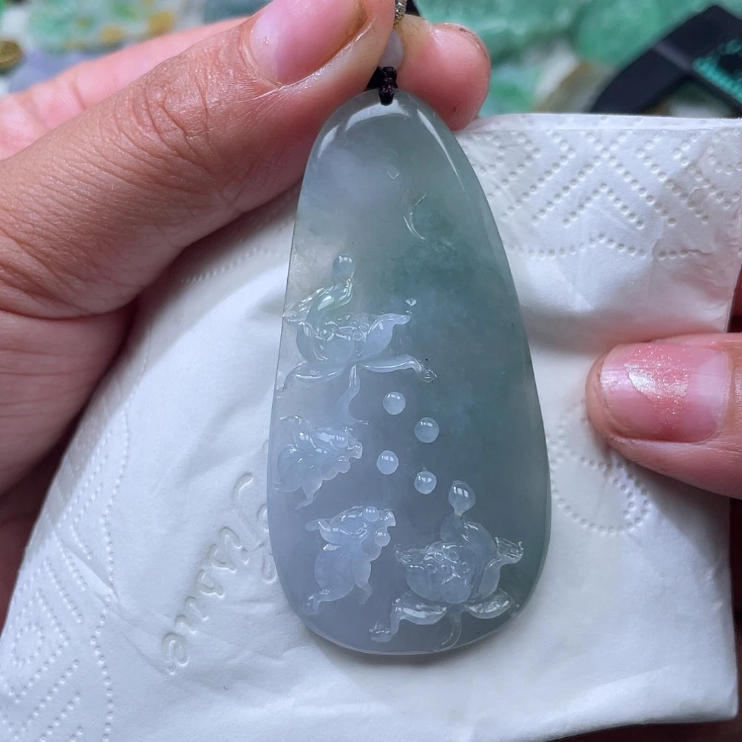 颈饰未镶嵌翡翠翡玉缘翡翠
