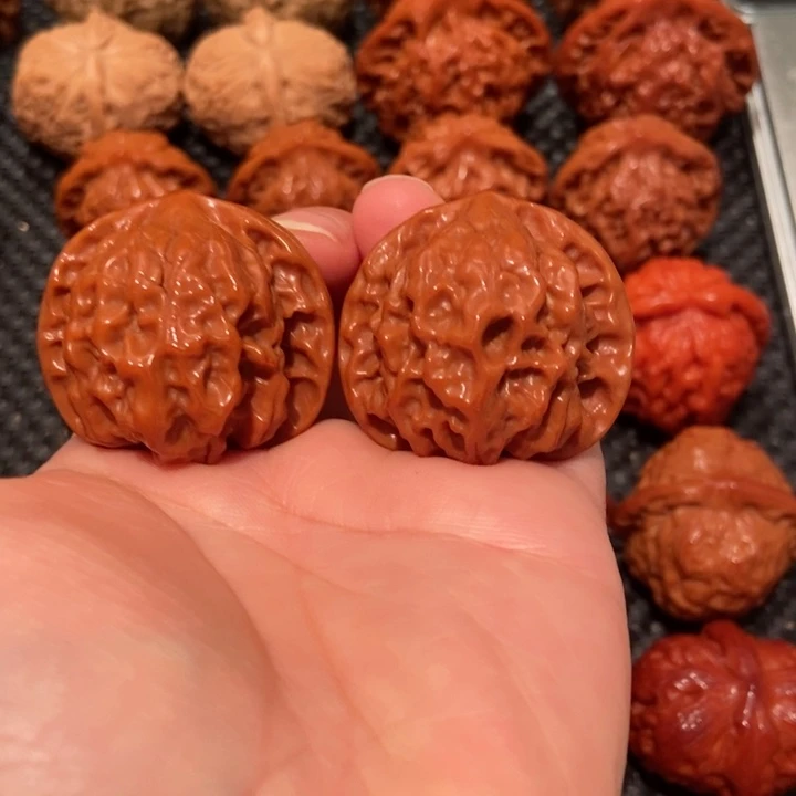 把件文玩核桃37.8尺寸白蛇骨1594