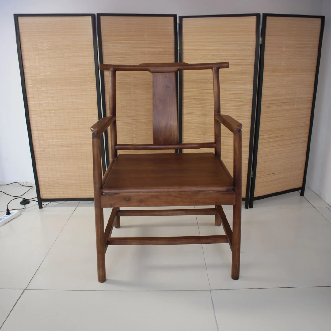 【堂宋专营】明式官帽中式实木椭圆瞌睡高教新家新家入住网红椅子