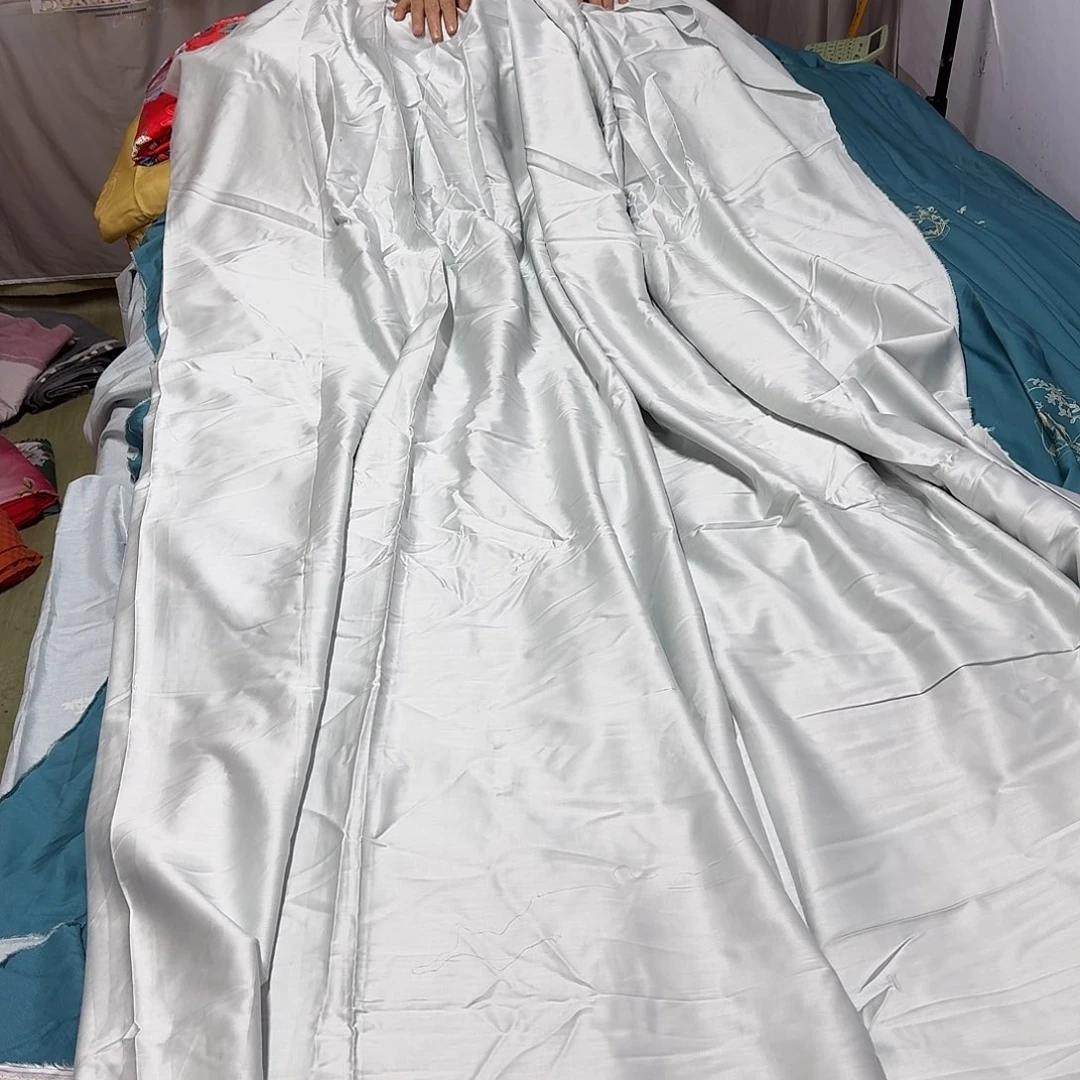 棉3.2米淡蓝纯色布料