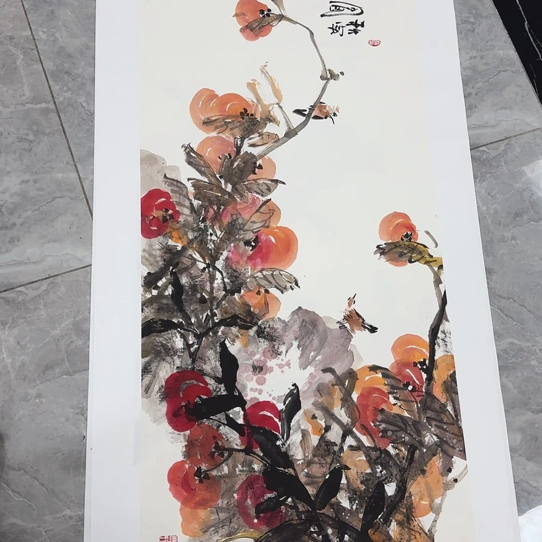 国画国画作品欣赏 100*50