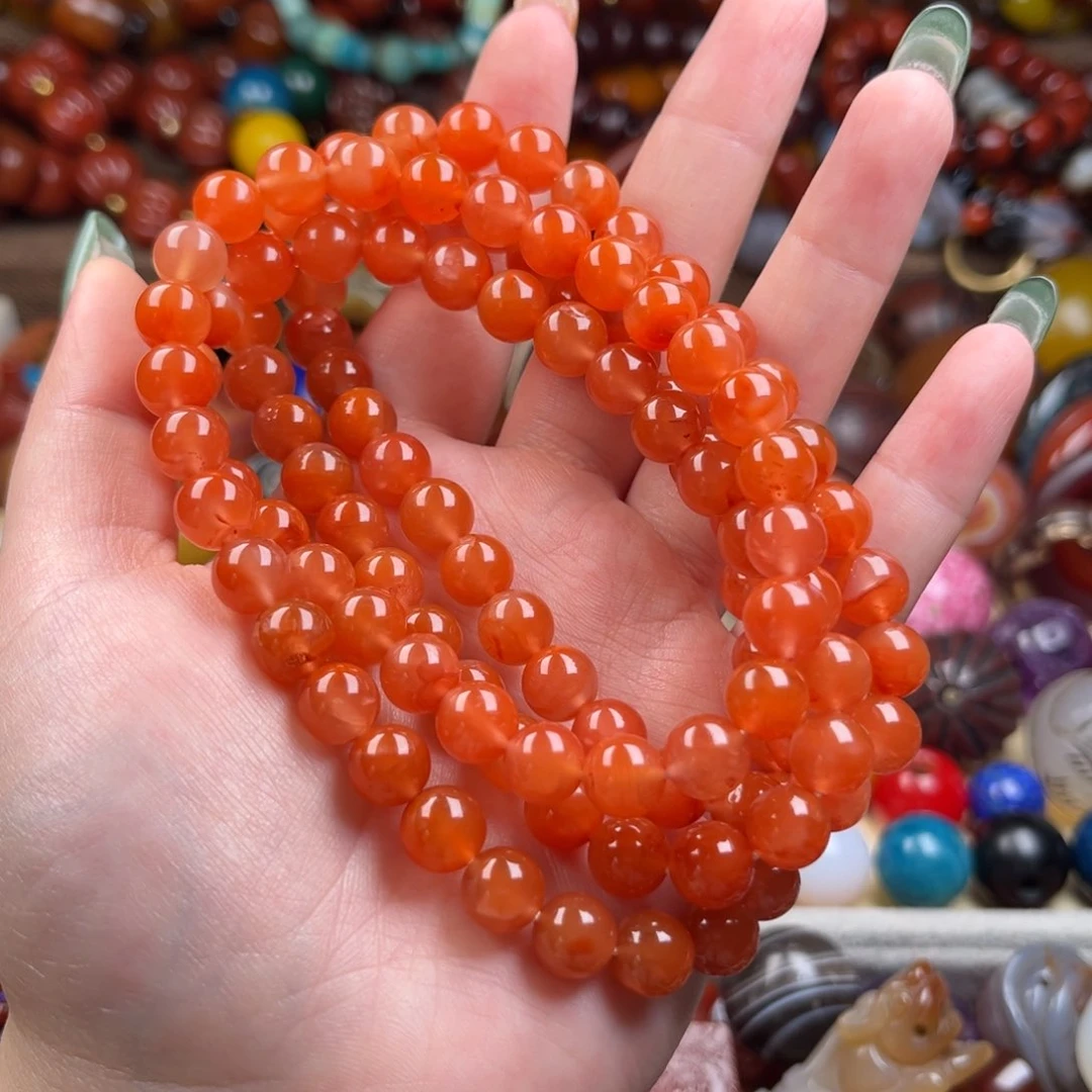 南红玛瑙未镶嵌颈饰