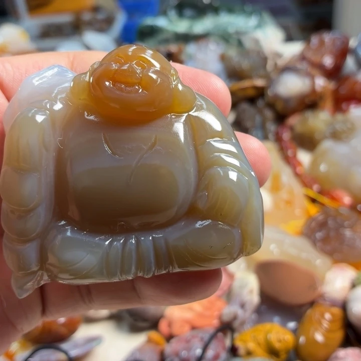 玛瑙/玉髓未镶嵌吊坠(不含链)