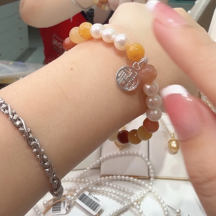 合金手绳淡水珍珠