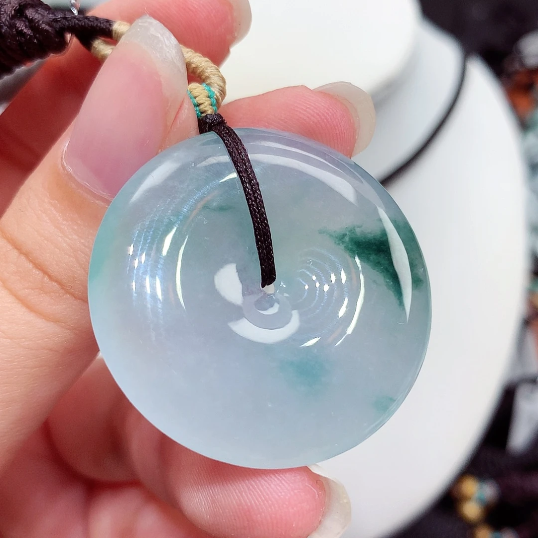 翡翠未镶嵌颈饰翡翠33，33.9/6